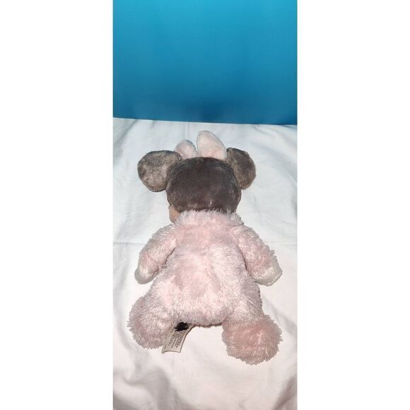 Pastel DISNEY Minnie Mouse Plush Rattle 12". Pink and gray. Lovey. Stuffed anima - Picture 4 of 7